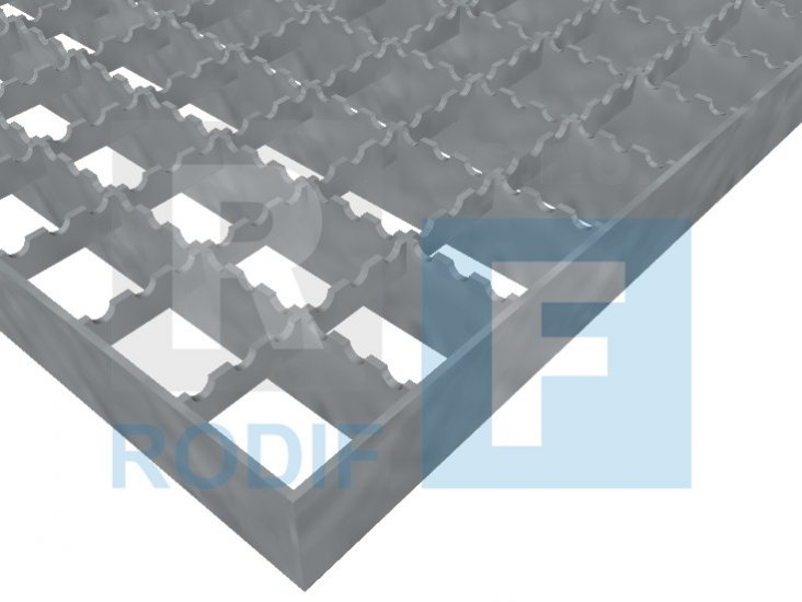 Podlahov roty PR-33/33-30/2 - ocel-zinkovan - protiskluz S2 - 250x1000 - Kliknutm na obrzek zavete