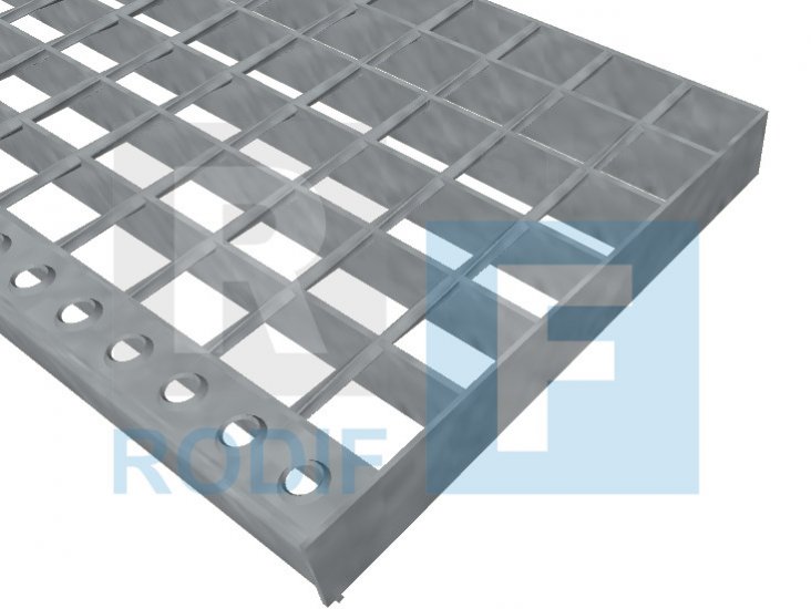 Schodiov podesty SP-34/38-40/2 - ocel-zinkovan - 1200x500 - Kliknutm na obrzek zavete