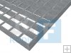 Podlahové rošty SP-34/38-30/2 - ocel-zinkovaná - protiskluz S4 - 200x1000